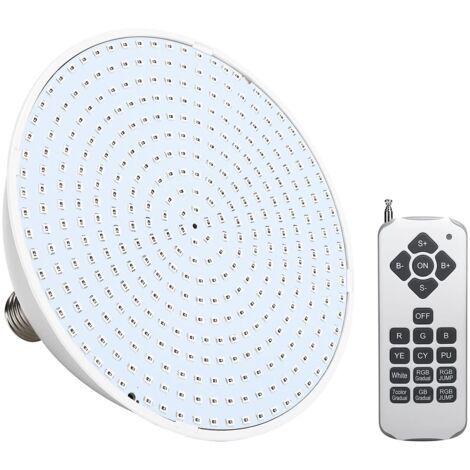RGB-LED-Unterwasserleuchten mit Farbwechsel, 7 batteriebetriebene, mehrfarbige Leuchten mit Fernbedienung, dekorative Beleuchtung für Aquarium/Pool/Teich (45 W)