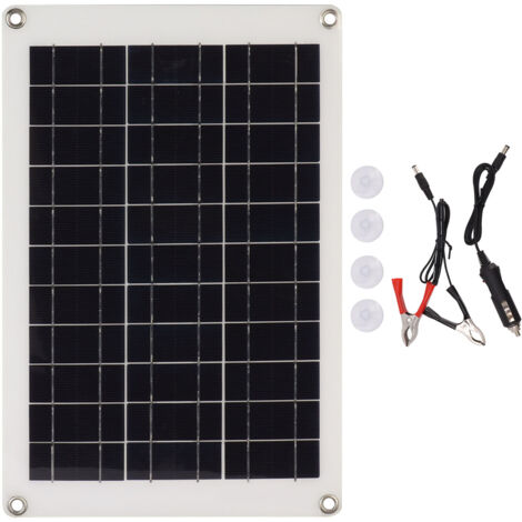 Solarmodul-Set, flexibles Solarmodul mit 2 USB-Anschlüssen, elektrische Ausrüstung für Autobatterien, Schiffe, Flugzeuge, Landwirtschaft im Freien, Plantagen und Tourismus (1/5)