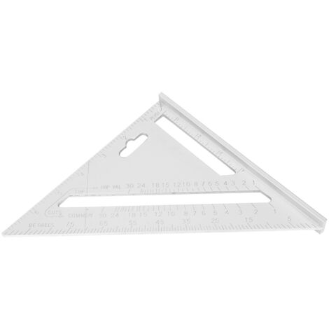 Produktbild von Faltbares Aluminiumlineal 0–300 Mm, 90° Winkellineal Aus Metall, Präzise Lasergravur, Rostfrei, Für Werkstatt Und Hobby
