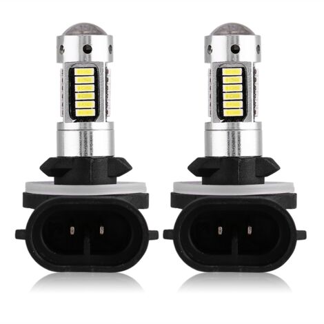 Glühbirne 881, Gehäuse aus Aluminiumlegierung, 30 LED-Perlen, Hochleistungs-Nebelscheinwerferlampe, Kühlkörper für Autos.