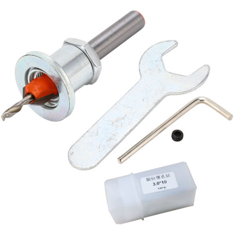 Verstellbares Senkbohrer-Set für die Holzbearbeitung, Zubehörset für Elektrowerkzeuge aus legiertem Stahl + Kegelbohrer (1/5)