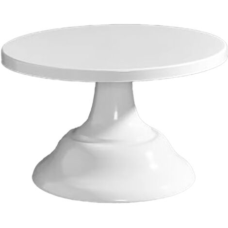 Vintage-Kuchenständer, rustikaler europäischer runder Kuchenständer aus Metall, rutschfester Boden, weißer Kuchenständer für Hochzeiten und Geburtstagsfeiern (1/5)