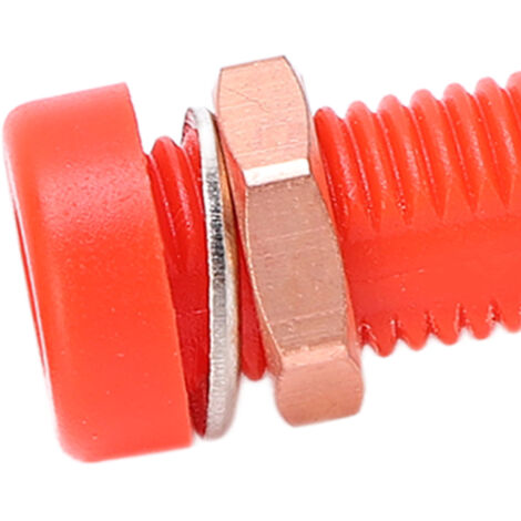 4-mm-Bananenstecker, Bananenstecker aus Messing für Lautsprecher, Isolationswiderstand, Bananenstecker für elektronische Geräte 30–60 V, 24 A (1/5)