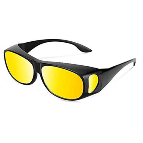 Entspiegelte, polarisierte HD-Nachtfahrbrille für Damen und Herren.