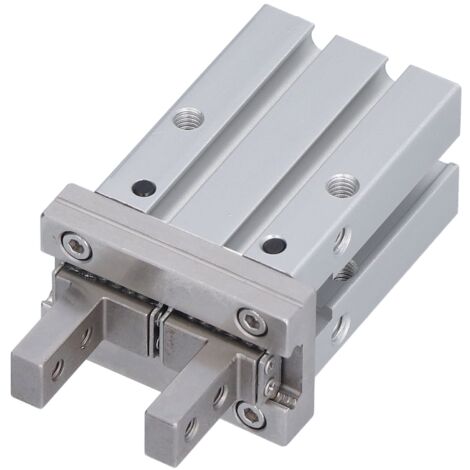 Pneumatischer Spannzylinder, Pneumatikzylinder mit 16 mm Bohrung, 6 mm Hub, 45 N Spannkraft, 0,7 MPa Luftdruck