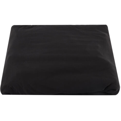 Cryfokt Komfortabler Sofabezug mit schlichtem Design, verhindert Flecken und Tierhaare, L-förmiger Bezug für 3+2-Sitzer-Sofas, unverzichtbar für das Wohnzimmer (Schwarz) (1/5)