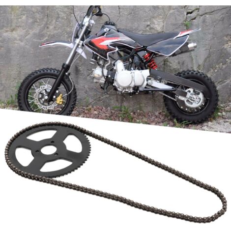 Ymiko Hinterradritzel mit 25H-Ketten, 144-gliedriges Ritzel, 2-Takt-Universalwelle für elektrische Dreiräder, Mini-Motorräder, Pocket Bikes, ATVs und Quads.