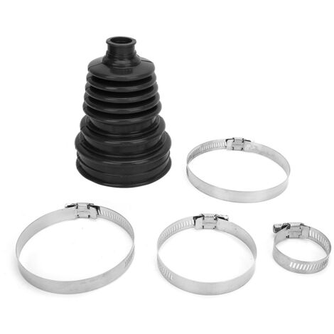 Universelles Kugelgelenk-Clip-Set für Silikon-Staubschutzkappen an Antriebswellen. Das Gummimaterial verhindert das Eindringen von Staub. Universell einsetzbar. (1/5)