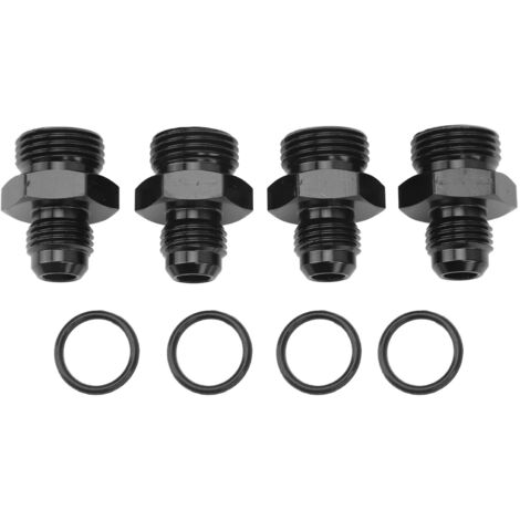 Acouto 4pcs Male Orb Fitting Aluminium Alloy 1500psi o Male Adapter für Ölkühler Kraftstoffpumpe 8an Orb auf 10an Fittingorb Adaptère Fittingo Adaptororb (ORB). (1/5)
