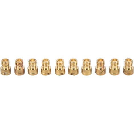 Fydun 10 Stück Vergaser Hauptdüsen Vergaser Hauptdüsensatz 40-58 Für Roller GY6 139QMB Für Vergaser PZ19. (1/5)