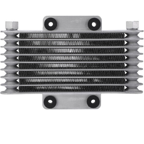 Motorrad-Ölkühler, 8-reihiger Motorrad-Ölkühler, Silber 125ml, geringer Verschleiß, hohe Leistung, geeignet für GY6 125CC-250CC Motocross ATV.