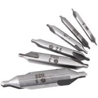 60° HSS Zentrierbohrer-Set, 6-tlg. – 1/1,5/2/2,5/3/5 Mm, Für Metall, Präzise Bohrungen