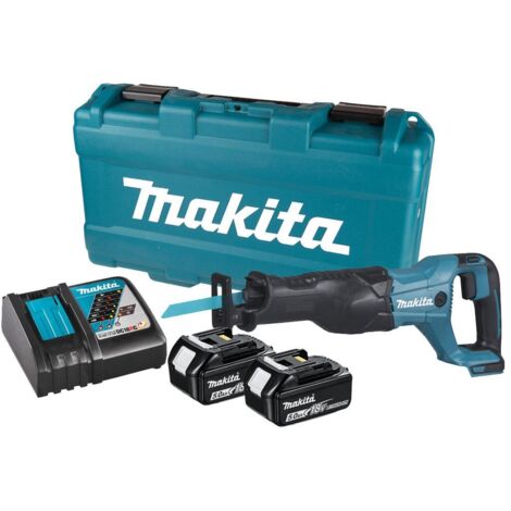 Makita DJR186RTE 18V LXT Reciprocating Saw With 2x 5Ah Batteries