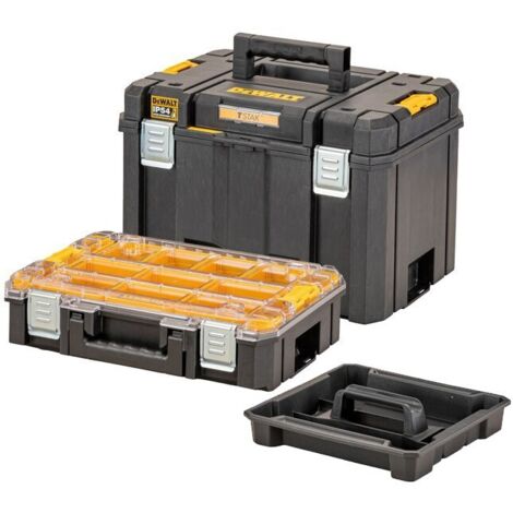 DeWALT DWST83520-1 TSTAK 2.0 Deep Box & Organiser Case Combo kit