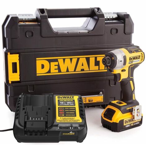 Dewalt DCF887M1 18V XR G2 Brushless impact driver – 3 speed settings – 205Nm torque for heavy applications – 1 x 4.0Ah battery included (1/5)