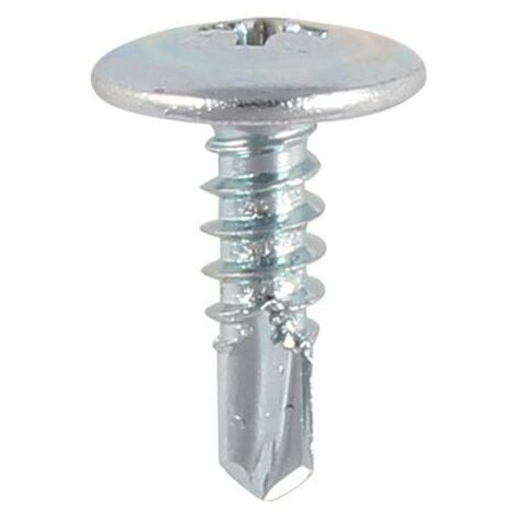 TIMco 08916WHSD Wafer Head Self Drill Screw PH2 BZP 8 x 9//16/" Box of 1,000