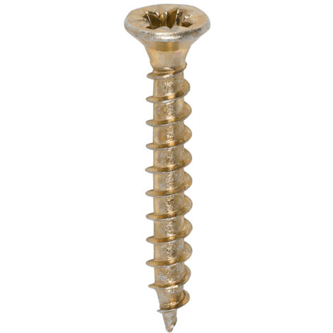TIMco 3.5 x 25mm Solo Zinc & Yellow Woodscrew Qty 200