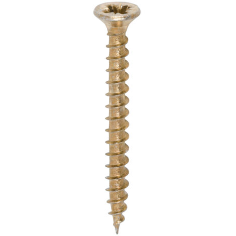 TIMco 3.5 x 35mm Solo Zinc & Yellow Woodscrew Qty 200