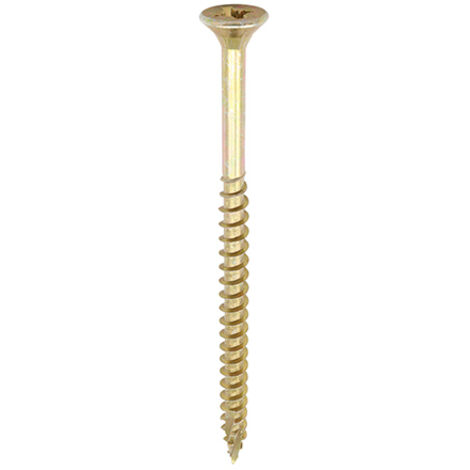 TIMCO C2 Strong-Fix Multi-Purpose Premium Countersunk Gold Woodscrews - 6.0 x 120