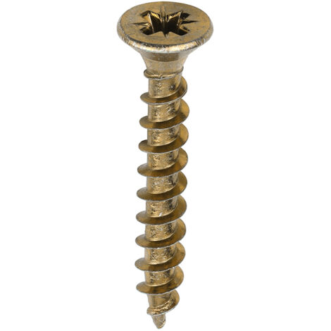TIMco 5.0 x 35mm Solo Zinc & Yellow Woodscrew Qty 200