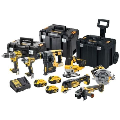 DeWALT DCK755P3T 18v Brushless XR TSTAK Kit 7 Piece Drill & Hammer Kit
