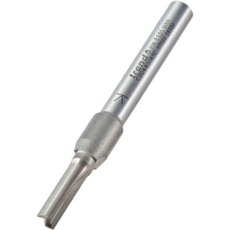 Trend c004x1/4tc Two Flute 5mm Dia x 16mm Cut