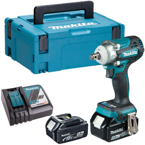 Makita DTW300RTJ 18v Cordless Impact Wrench Kit BL LXT
