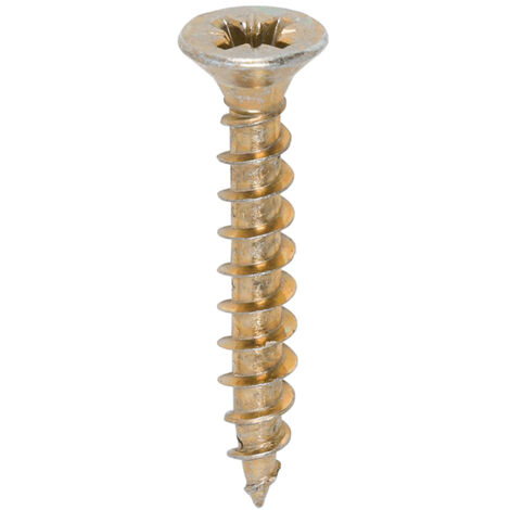 TIMco 4.5 x 30mm Solo Zinc & Yellow Woodscrew Qty 200
