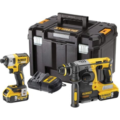 DeWALT DCK2532P2 Twinpack Brushless SDS Drill Impact Driver