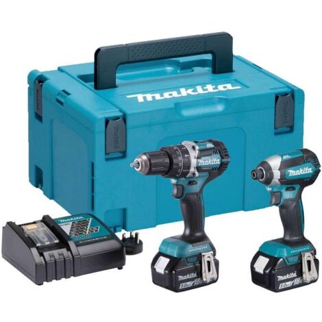 Makita DLX2180TJ 18 Volt Brushless LXT Twinpack 2x 5.0ah Batts (1/5)