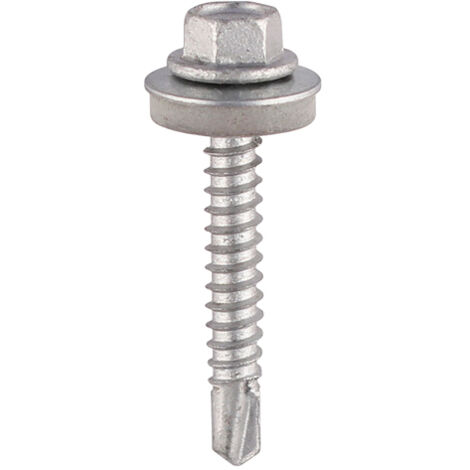 TIMco 5.5 x 25mm Hex Head Self Drilling Light Section TEK Screws With 16mm Washer Qty 100