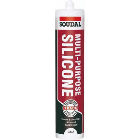 Soudal Multi Purpose Silicone Clear 270ml