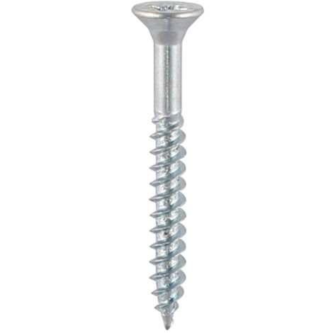 TIMco Twin Thread Zinc Countersunk Woodscrew 8 x 21/4 Qty 200 (1/3)