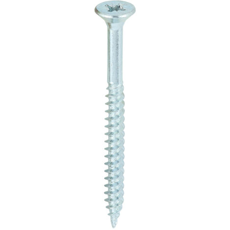TIMco Twin Thread Zinc Countersunk Woodscrew 8 x 2 Qty 200