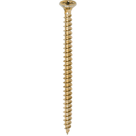 TIMco 4.5 x 70mm Solo Zinc & Yellow Woodscrew Qty 200