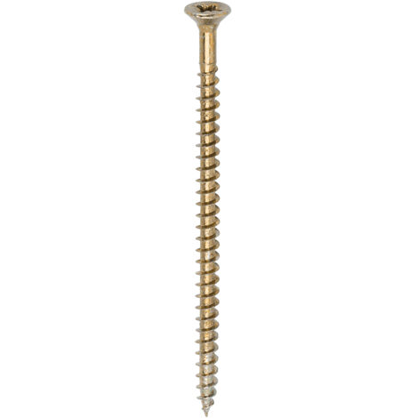 TIMco 4.5 x 80mm Solo Zinc & Yellow Woodscrew Qty 200