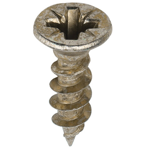 TIMco 4.0 x 15mm Solo Zinc & Yellow Woodscrew Qty 200