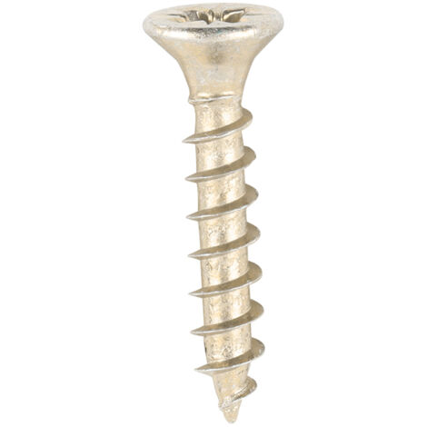TIMco 3.5 x 20mm Solo Zinc & Yellow Woodscrew Qty 200