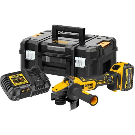 DeWalt DCG409T1-GB 18v XR High Power 125mm Grinder With Flexvolt Advantage 1 x 6Ah Battery