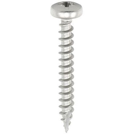 Timco 3.5 x 25mm Classic Stainless Steel Pan Head Wood Screws Qty 200