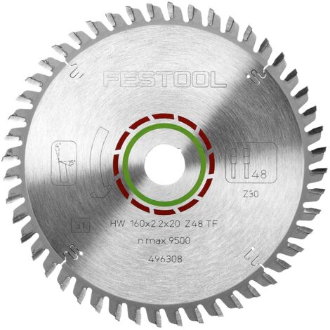 Festool 496308 Special Saw Blade 160mm x 20mm x 48T