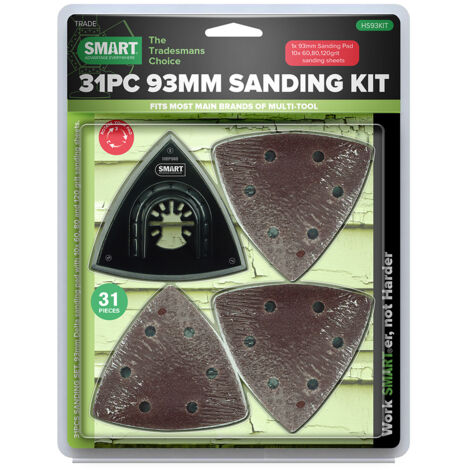 SMART Trade 31pc 93mm Complete Sanding Kit (1/2)