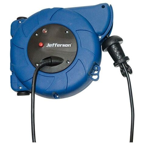 Jefferson 1500W Retracting 10M Cable Reel 230V