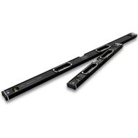Stabila Dark Shadow 2 Piece Type 196-2 Spirit Level Set 610mm & 1220mm