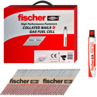 Fischer 51 x 2.8 Ring Stainless Steel Nails With Gas Qty 1100