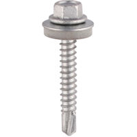 TIMco 5.5 x 25mm Hex Head Self Drilling Light Section TEK Screws With 16mm Washer Qty 100