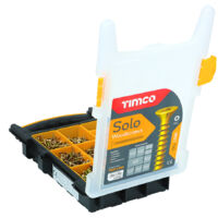 TIMCO Solo Countersunk Gold Woodscrews Mixed Tray - 1200pcs