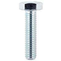 TIMCO M10 x 50mm Hexagon Head Tensile Zinc Set Screw Grade 8.8 - 100