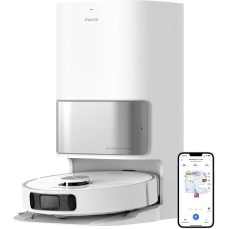 Aspirateur Robot Laveur Dreame L10s Ultra avec Base Autonettoyante,5300Pa,Tapis Poils d'Animaux