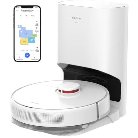 Aspirateur robot Laveur Dreame D10 Plus Aspiration et lavage 4000Pa Navigation Laser